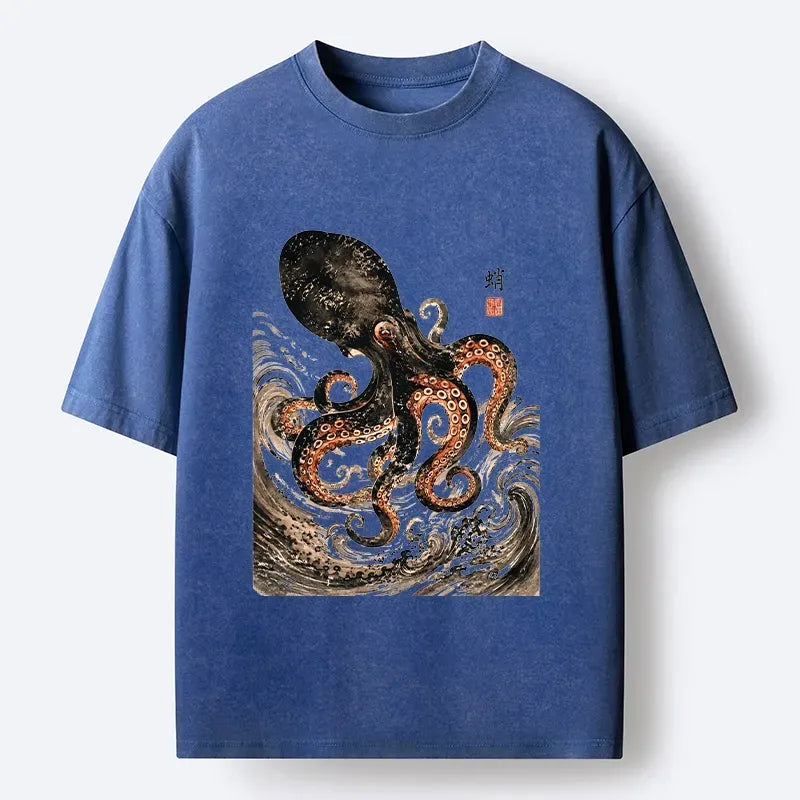 vintage ink octopus tee on sale