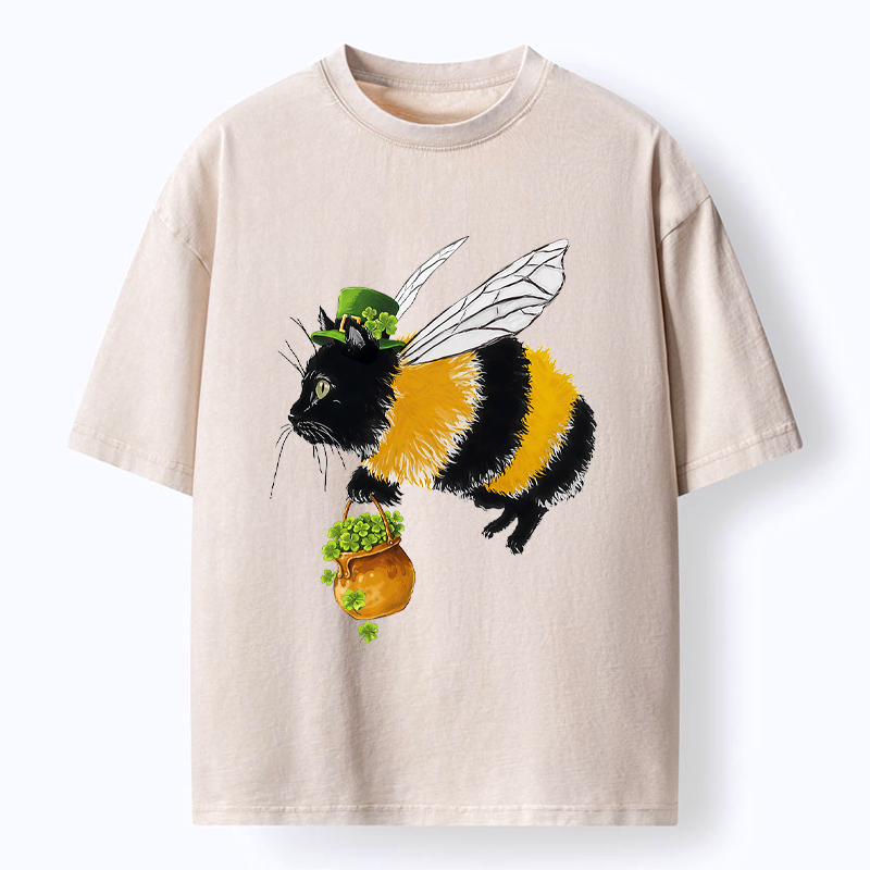 Vintage Ukiyo-e Cat T-Shirt for Summer
