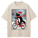 funny cat t-shirt for summer
