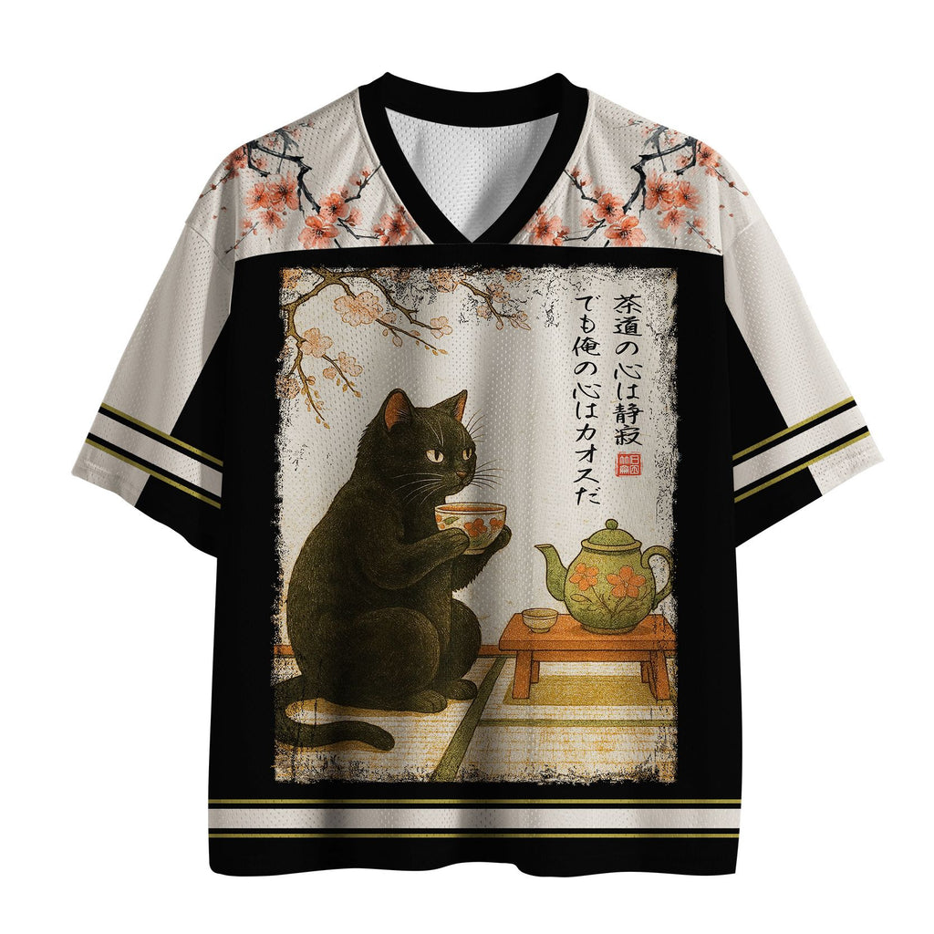 Funny Cat Mesh Jersey for Summer