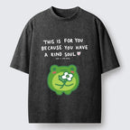 Kyoto-Lion Cute Frog Has A Nice Gift Washed T-Shirt