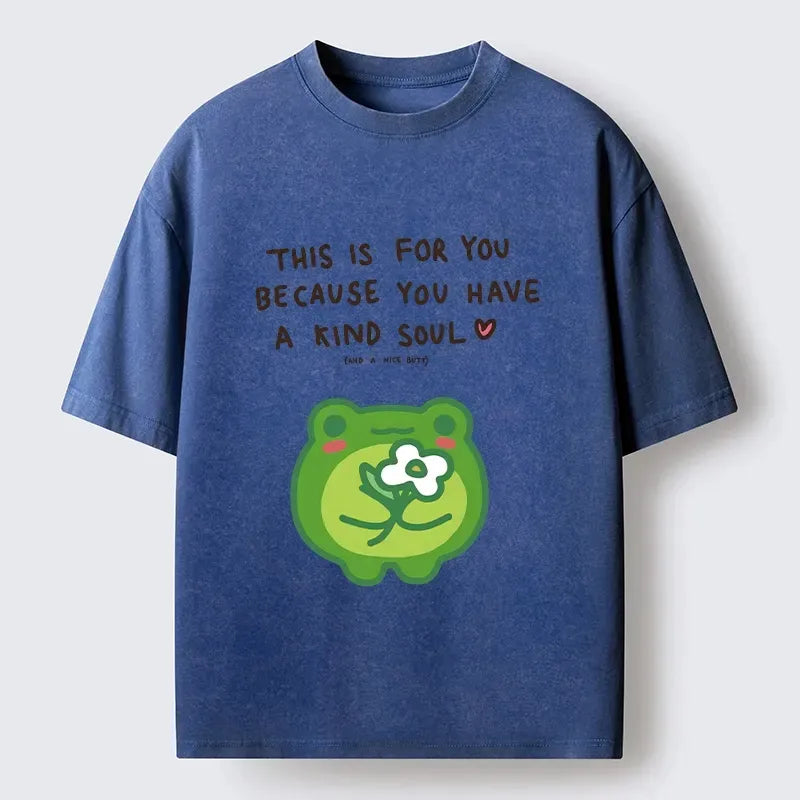 Vintage Style Frog T-Shirt for Daily Wear