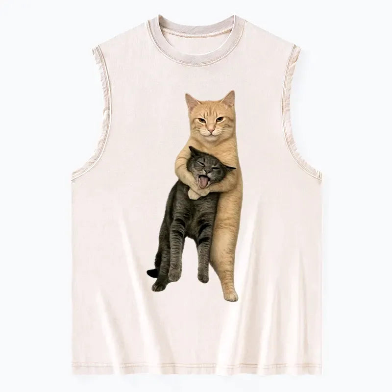 Japanese Ukiyo-e Cat Tank Top