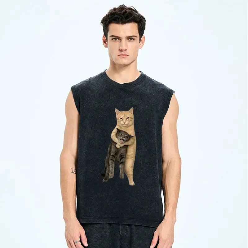 Vintage Kyoto-Lion Cat Tank