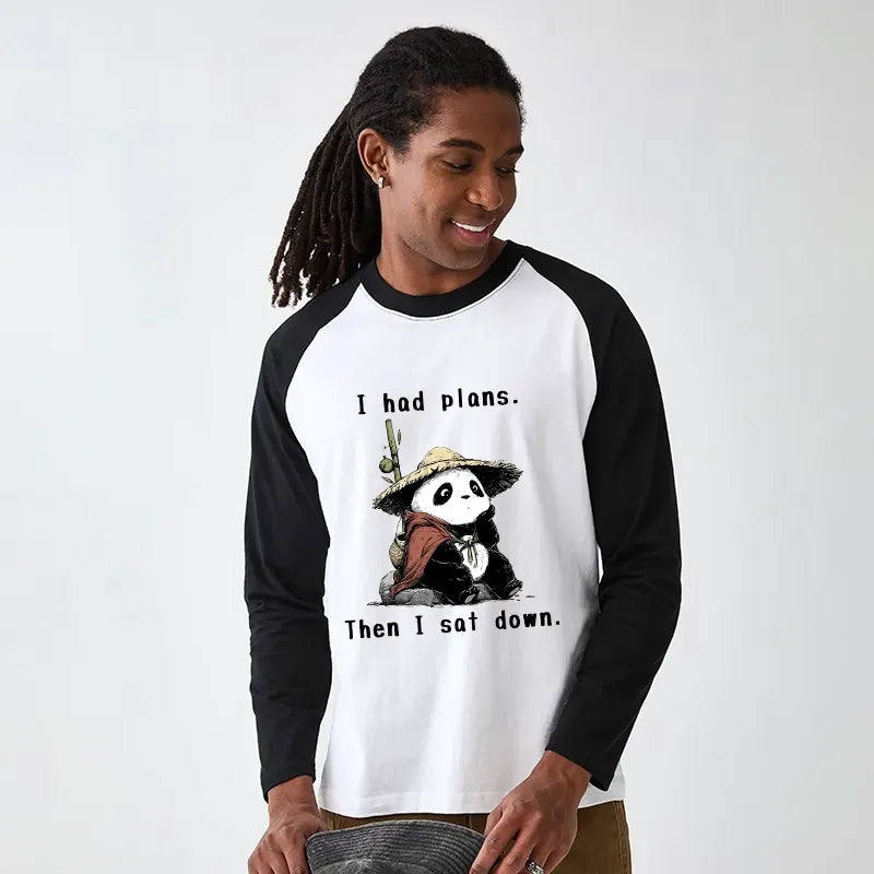 gift for him japanese panda long sleeve