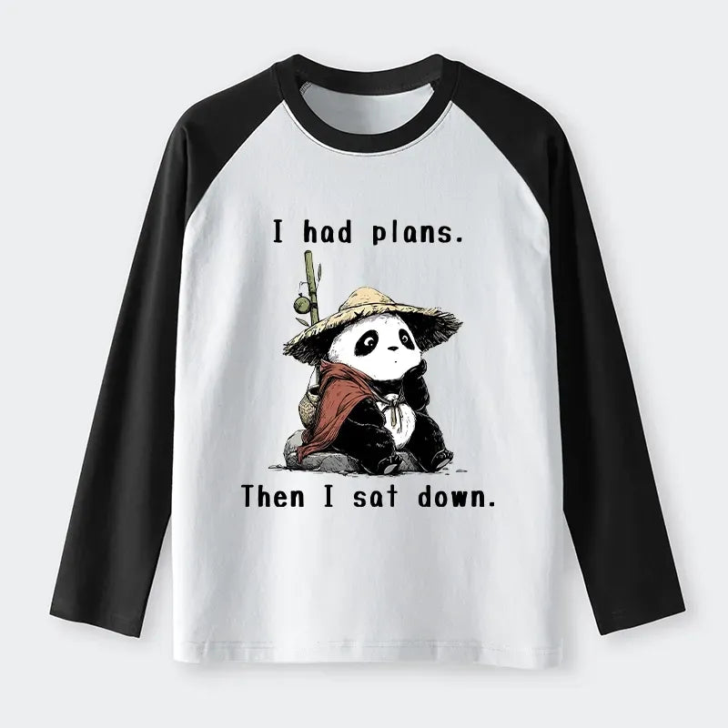 gift for him japanese panda long sleeve