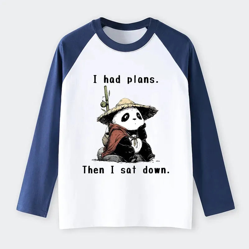 gift for him japanese panda long sleeve