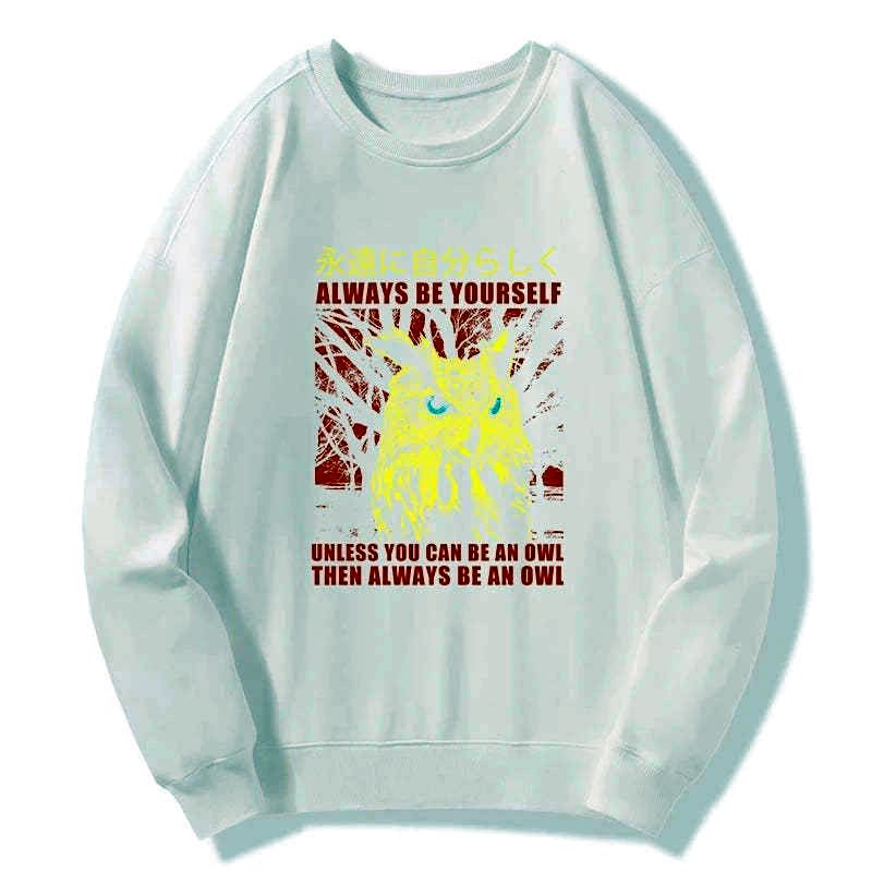 always be yourself japanese streetwear top