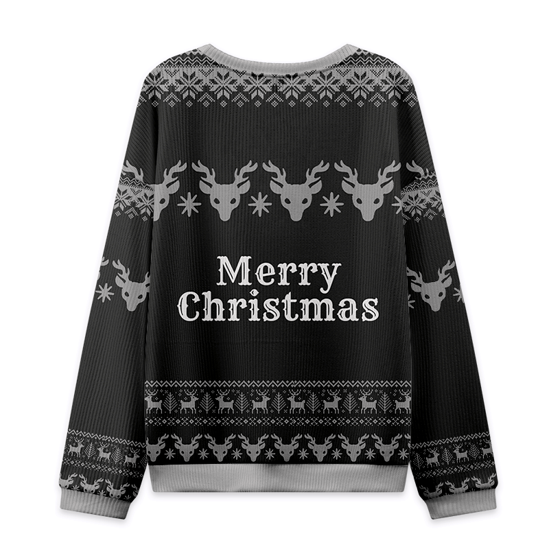 japanese ugly christmas sweatshirt for beer lovers