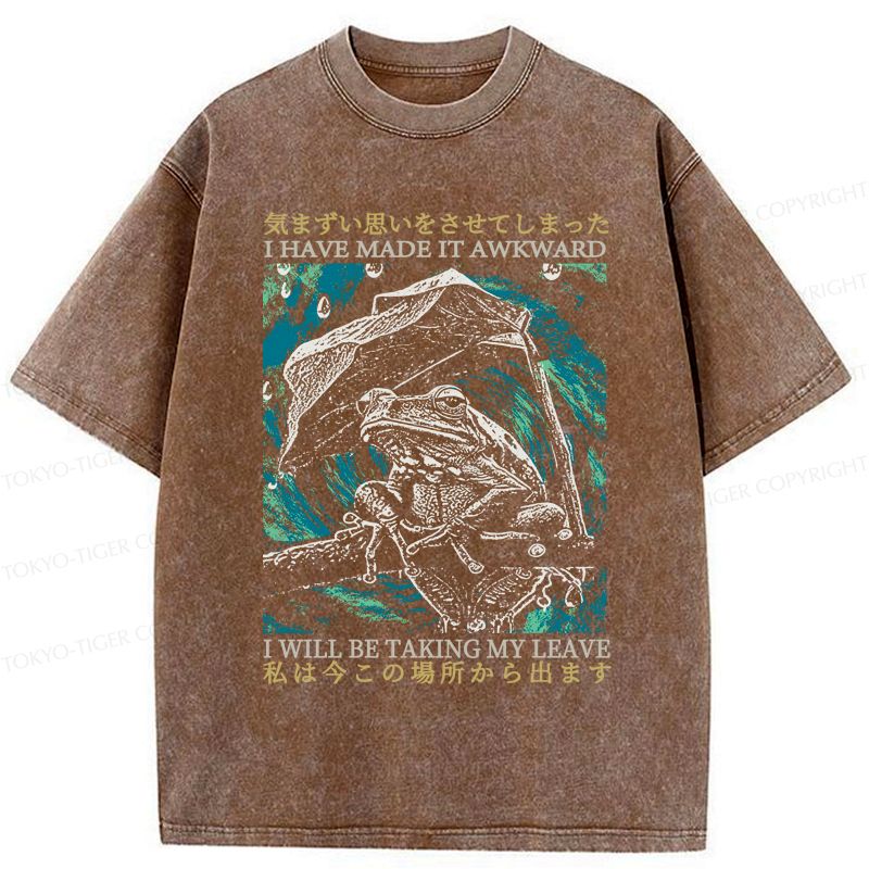 Japanese Vintage Frog T-Shirt Free Shipping
