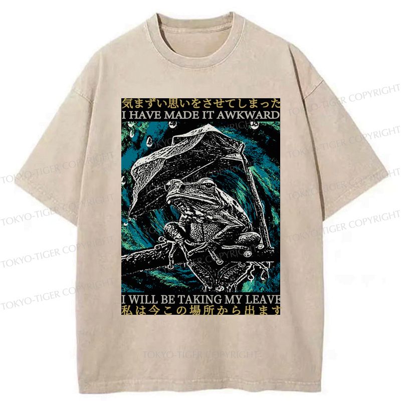 Japanese Vintage Frog T-Shirt Free Shipping