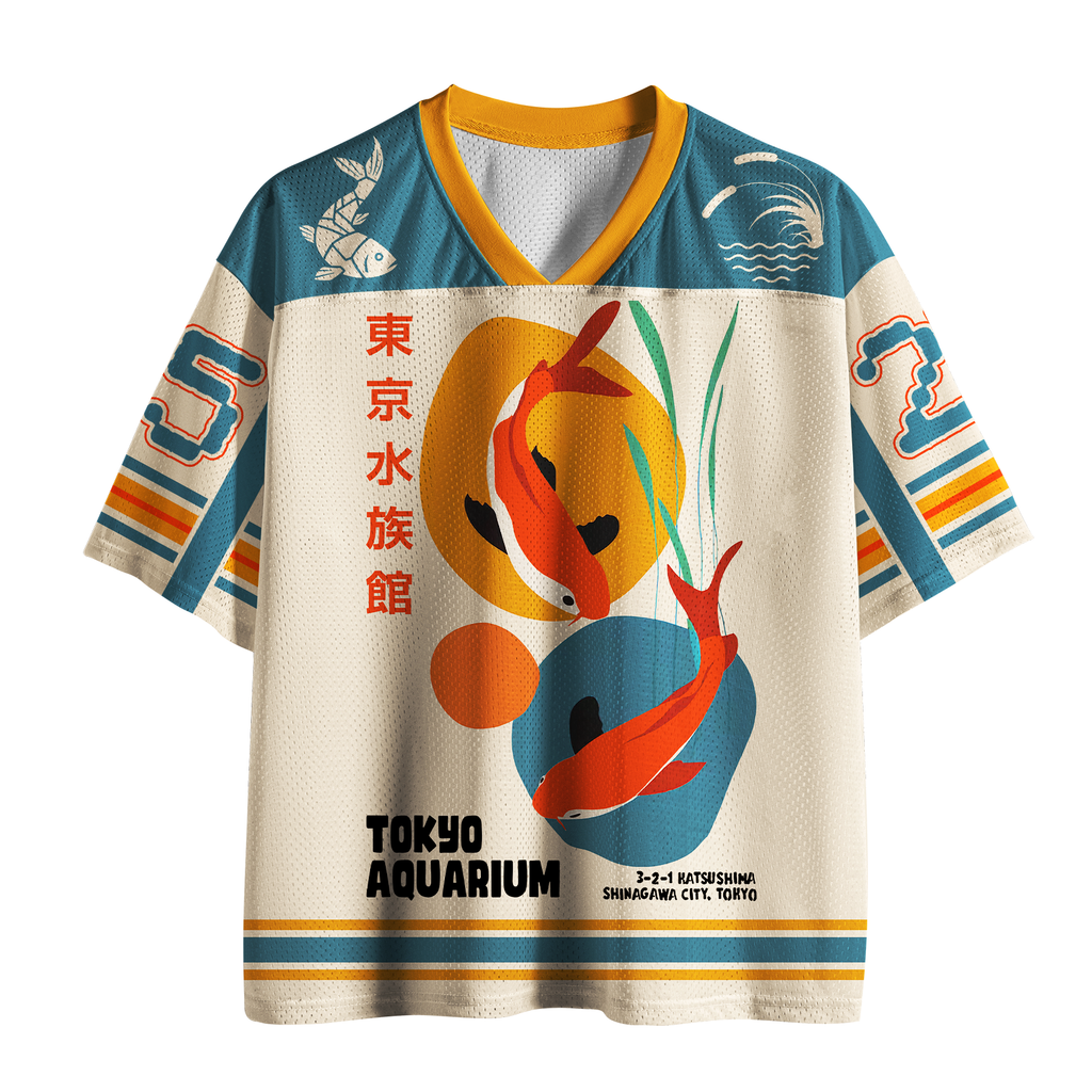 Koi Fish Mesh Jersey for Sports