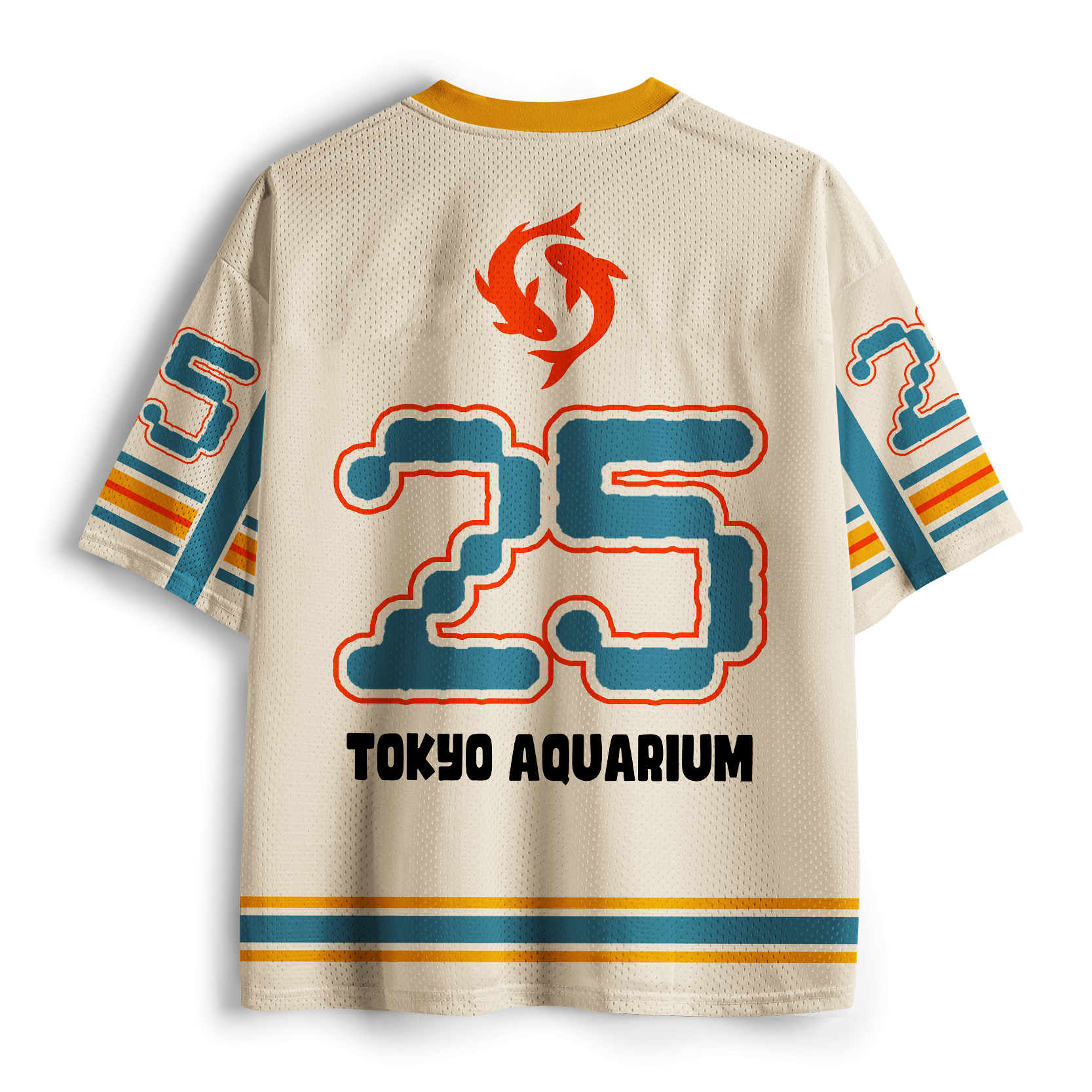 Japanese Lion Koi Mesh Jersey for Summer