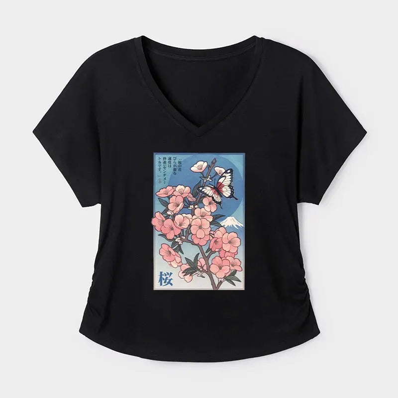 Vintage Kyoto Lion Dolman Sleeve Shirt Gift for Her