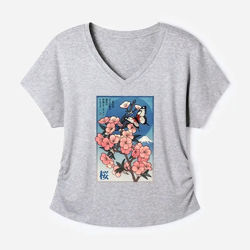 Vintage Kyoto Lion Dolman Sleeve Shirt Gift for Her