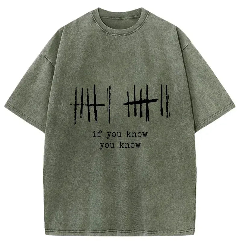 Kyoto-Lion If You Know You Know Washed T-Shirt