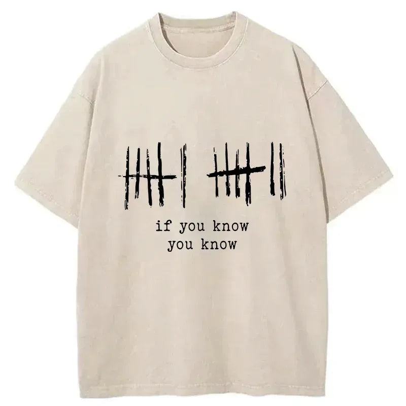 Kyoto-Lion If You Know You Know Washed T-Shirt