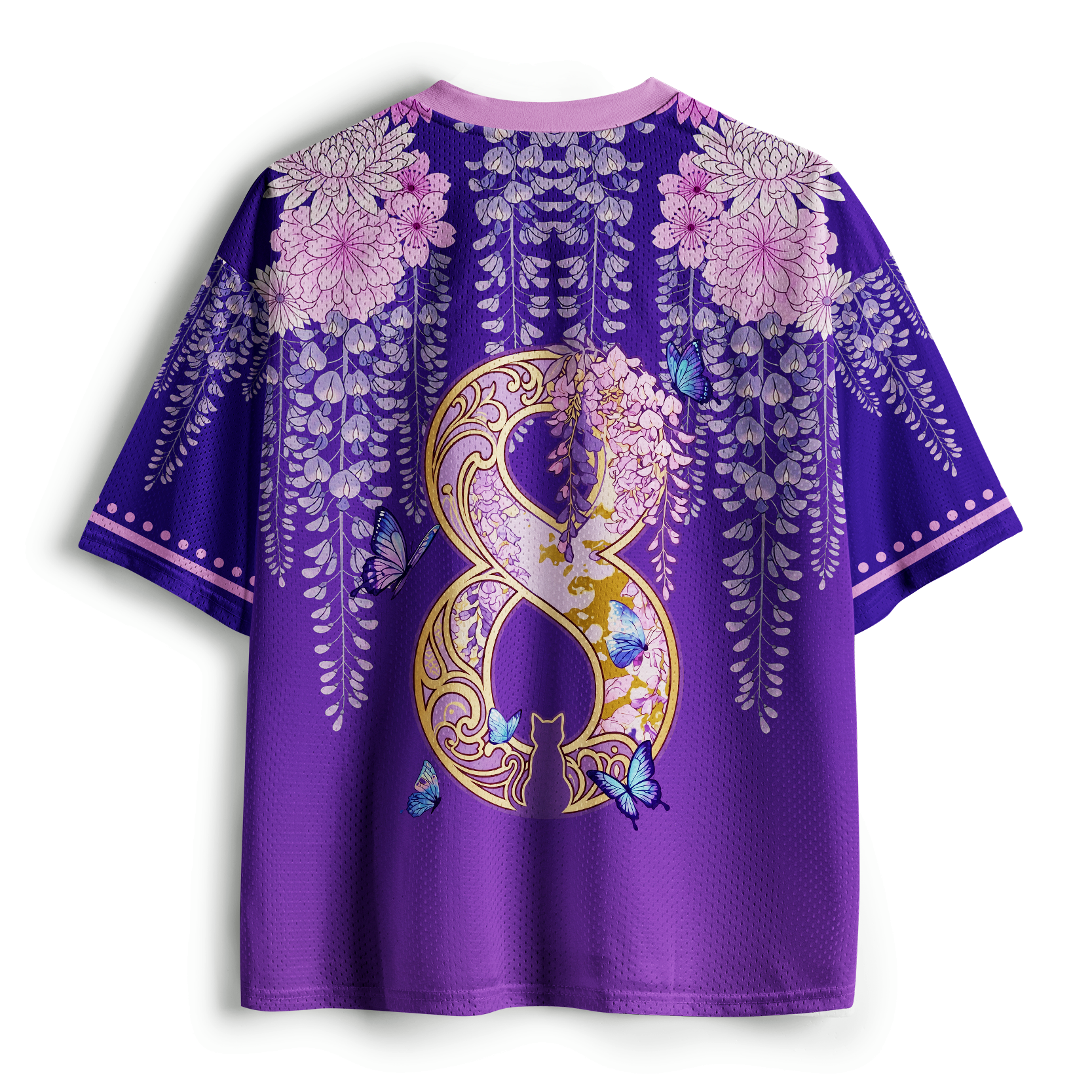 Cat Mesh Jersey for Daily Wear