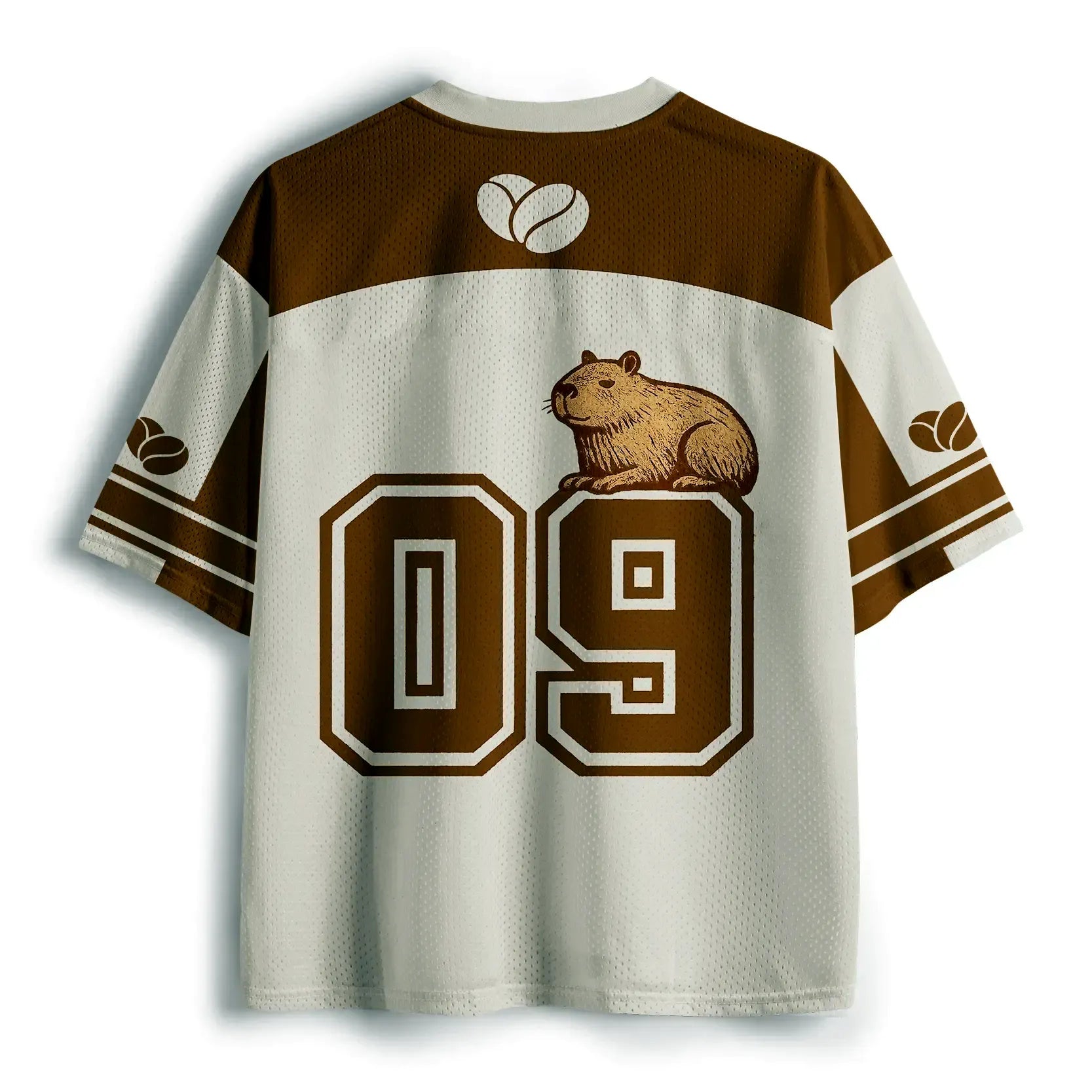 Elegant Capybara Mesh Jersey for Summer