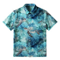 Kyoto-Lion Oceanic Turtle Button-up Shirt
