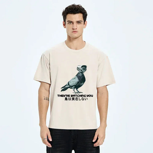 Kyoto-Lion unisex cotton t-shirt for summer