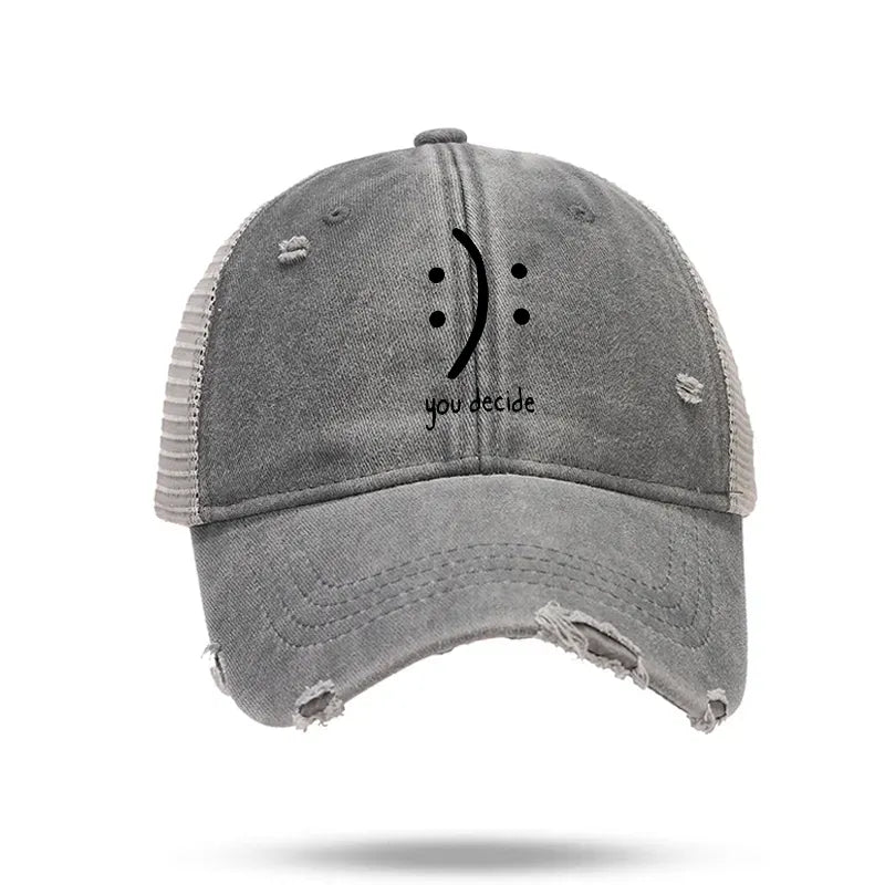 Kyoto-Lion Laugh Or Sad Trucker Cap