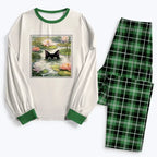 Soft Unisex Pajama Set with Japanese Art