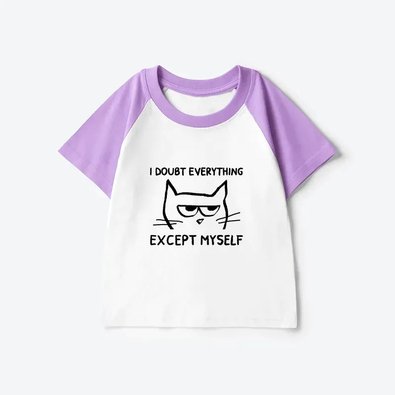 soft cotton kids raglan t-shirt for daily wear