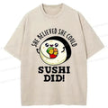Kyoto-Lion Interesting Sushi Washed T-Shirt