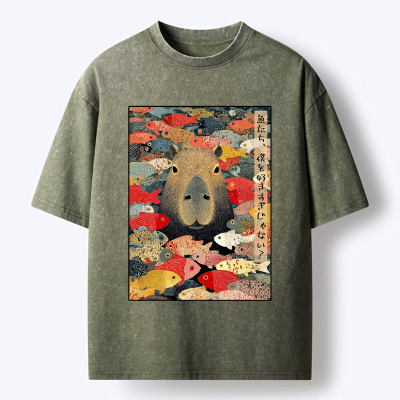 Kyoto-Lion Unisex T-Shirt for Daily Wear