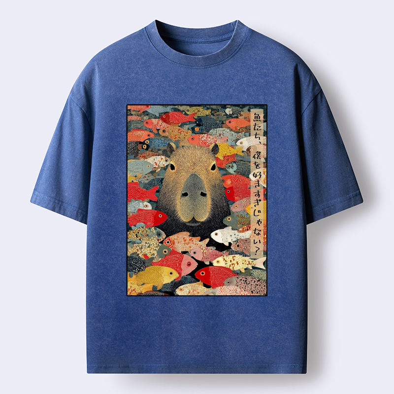 Kyoto-Lion Unisex T-Shirt for Daily Wear