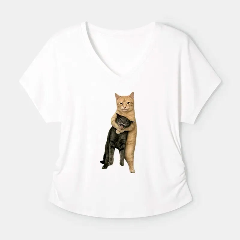 Modal dolman sleeve t-shirt for women