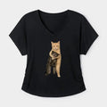 Modal dolman sleeve t-shirt for women