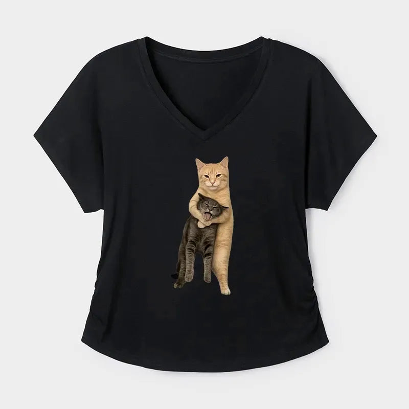 Modal dolman sleeve t-shirt for women