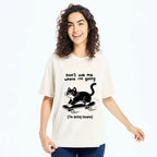 Funny Washed Tee for Daily Wear