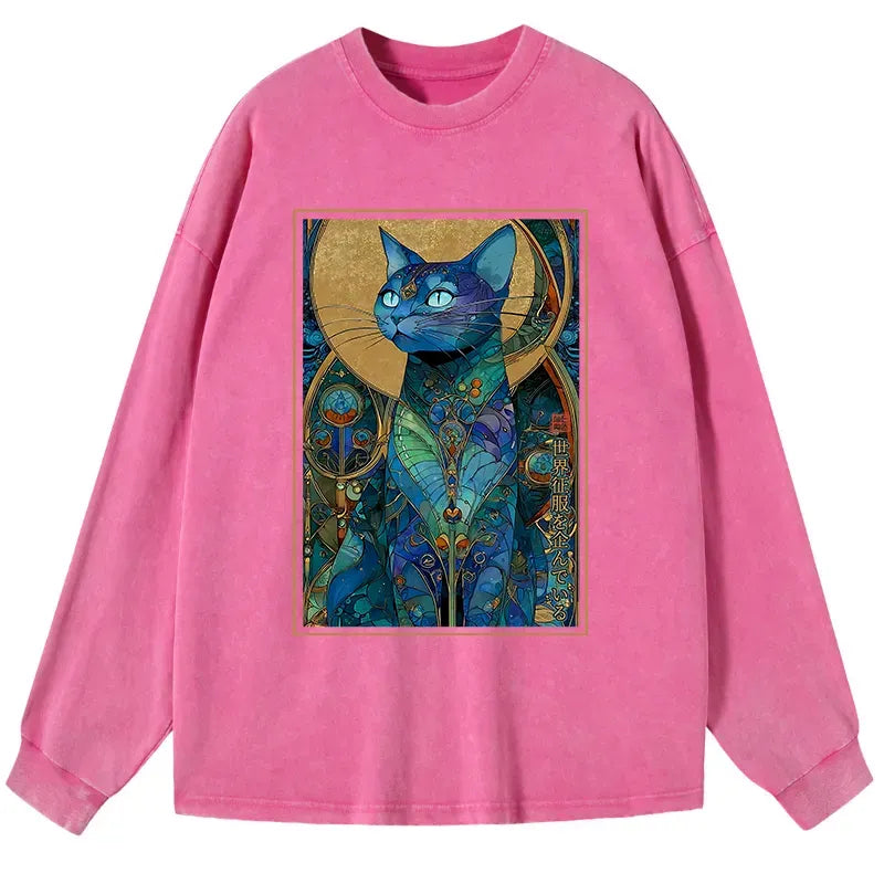 Japanese Cat Lover Long Sleeve T-Shirt