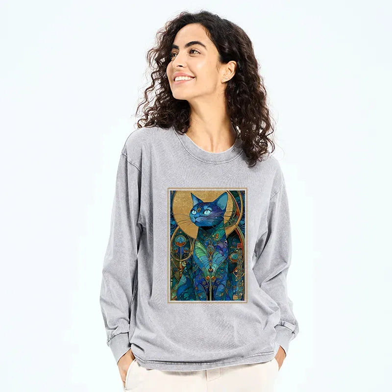 Japanese Cat Lover Long Sleeve T-Shirt