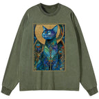 Ukiyo-e Cat T-Shirt for Streetwear Style