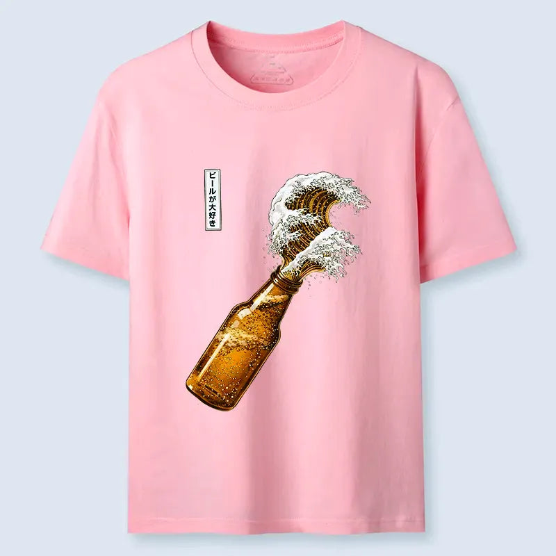 Kyoto-Lion Beer Wave Classic T-Shirt
