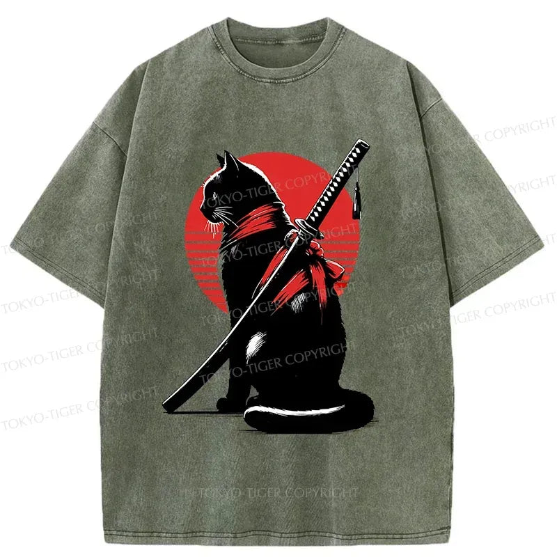 Unisex Cat Ninja T-Shirt for Daily Wear