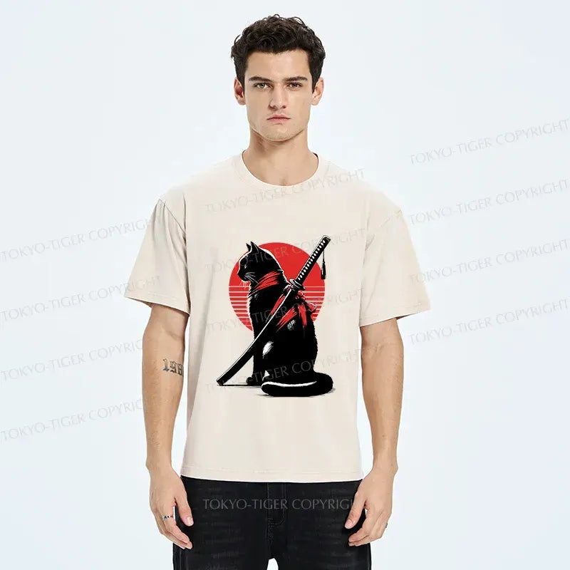 Unisex Cat Ninja T-Shirt for Daily Wear