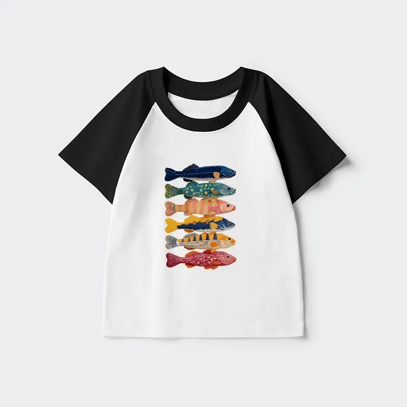 Kyoto-Lion Kids Raglan T-Shirt Best Seller