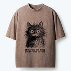 Comfortable Unisex Cat T-Shirt for Daily Wear