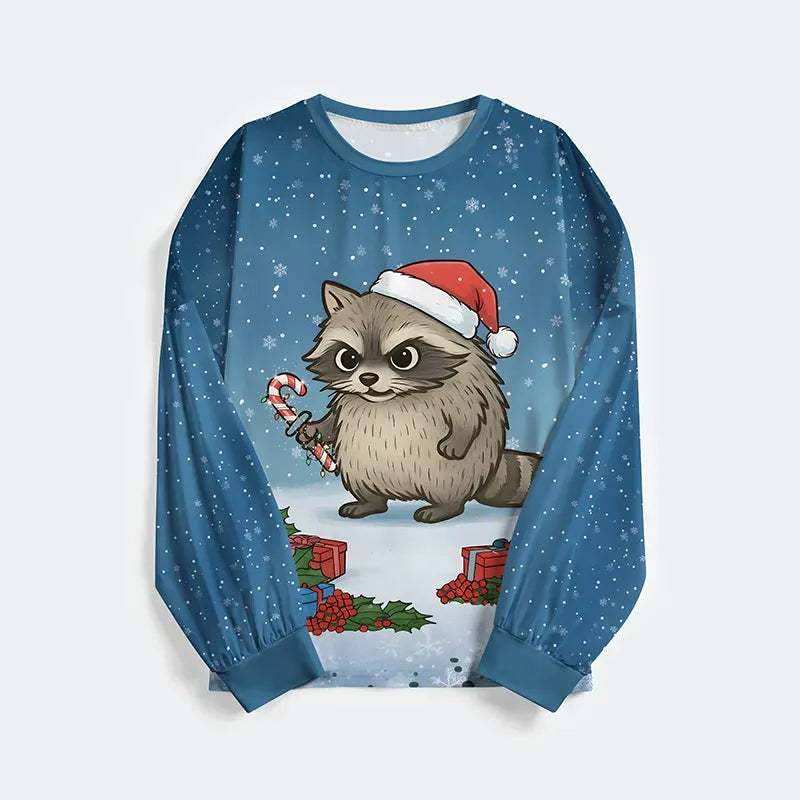 Raccoon pajamas for family vacation