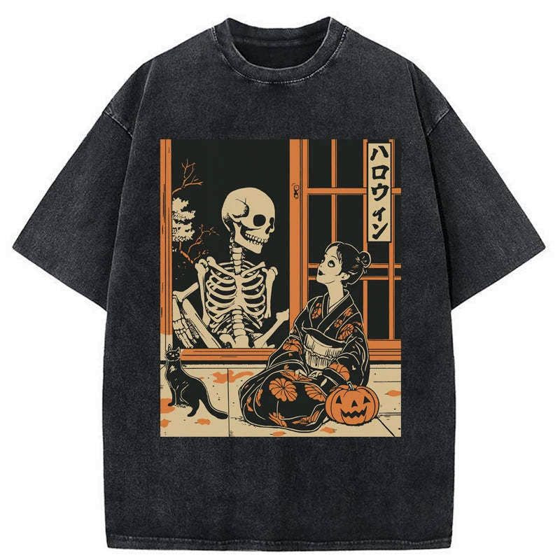 Kyoto-Lion Love At First Sight Washed T-Shirt