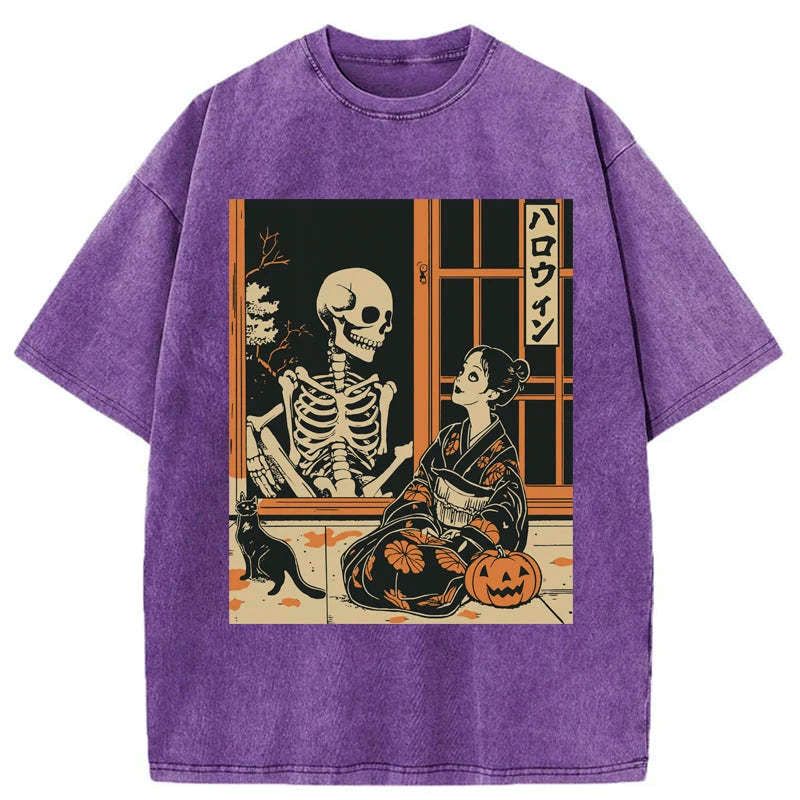 Kyoto-Lion Love At First Sight Washed T-Shirt