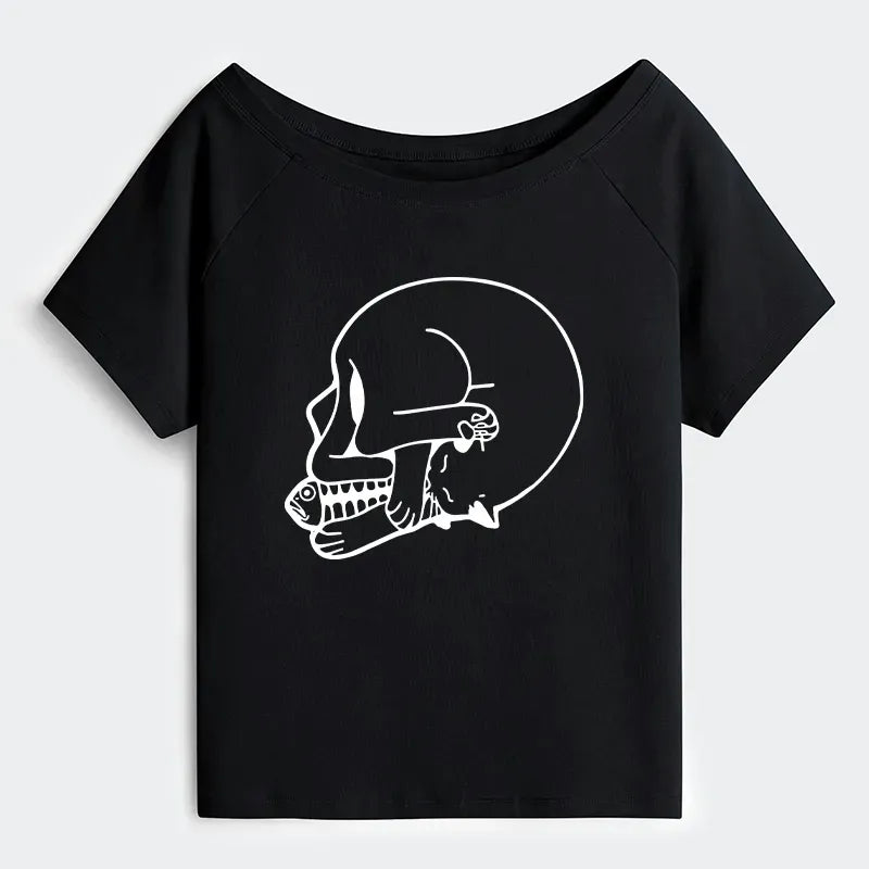 Funny Cat Japanese T-Shirt for Women
