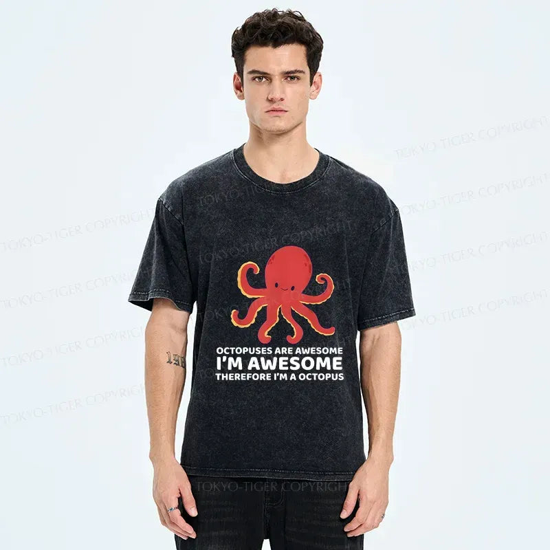 Handsome Octopus Japan T-Shirt Gift Idea