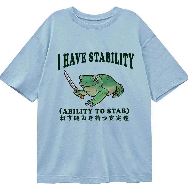 mentally stable assassin frog t shirt