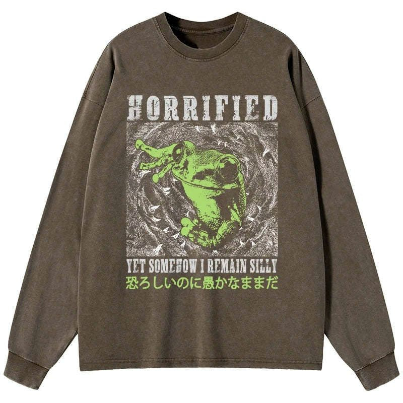 silly frog japanese long sleeve t-shirt